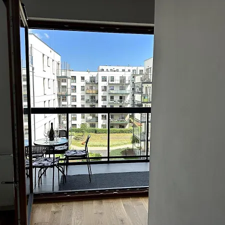 דירה Modern With Balcony, Ac & Gym In Wrzeszcz גדנסק