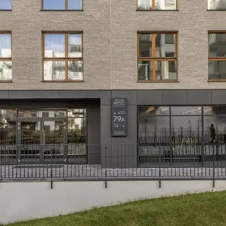 Modern With Balcony, Ac & Gym In Wrzeszcz דירה גדנסק